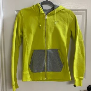 Nike hooded zip up jacket
